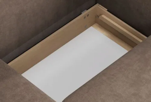 <b>Фанера и массив дерева</b> в основе каркаса и бельевого ящика - залог надёжности и долговечности каркаса