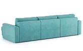 Диван угловой Ларсон 3М Nordic 71 аквамарин - превью 4